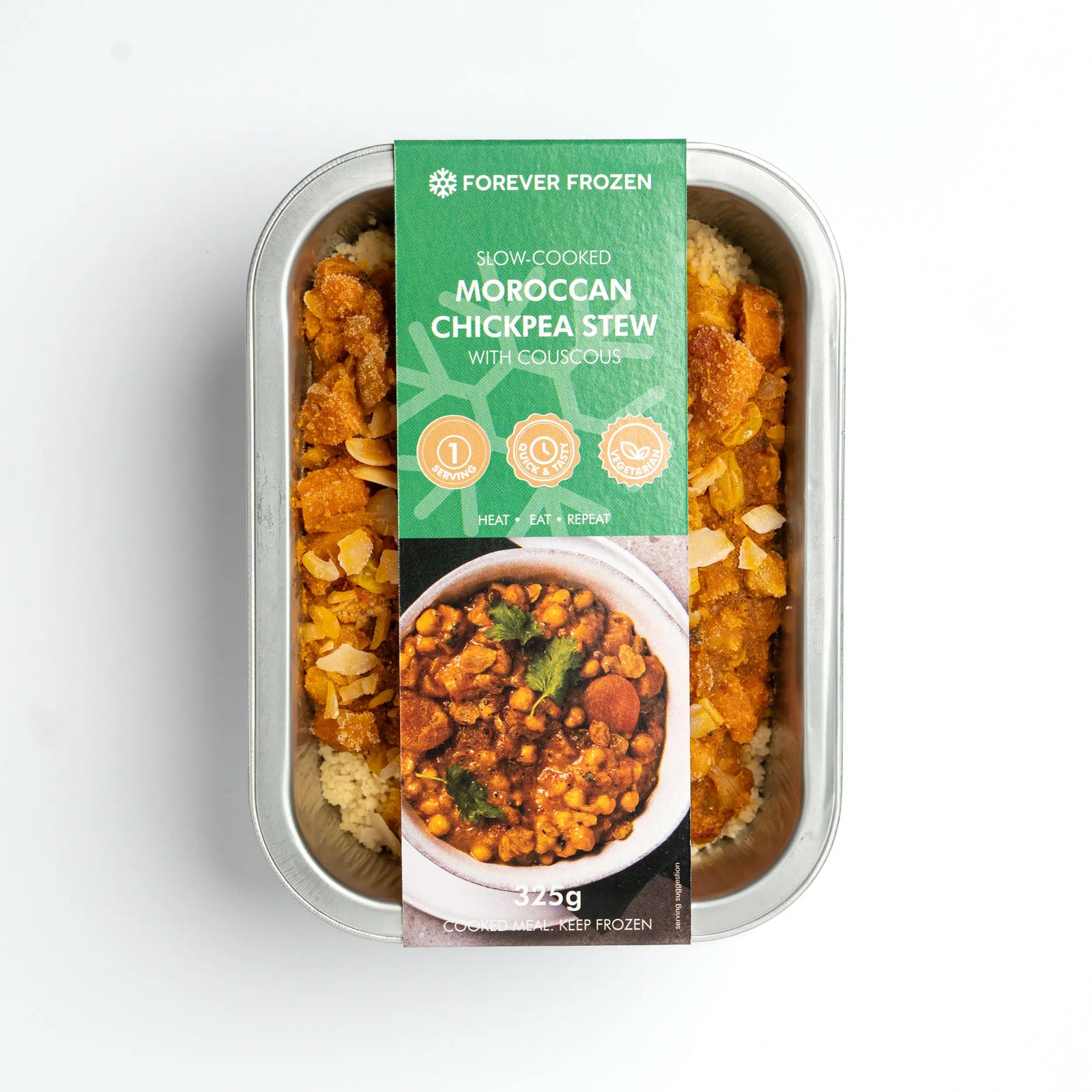 Slow-Cooked Moroccan Chickpea Stew with Couscous