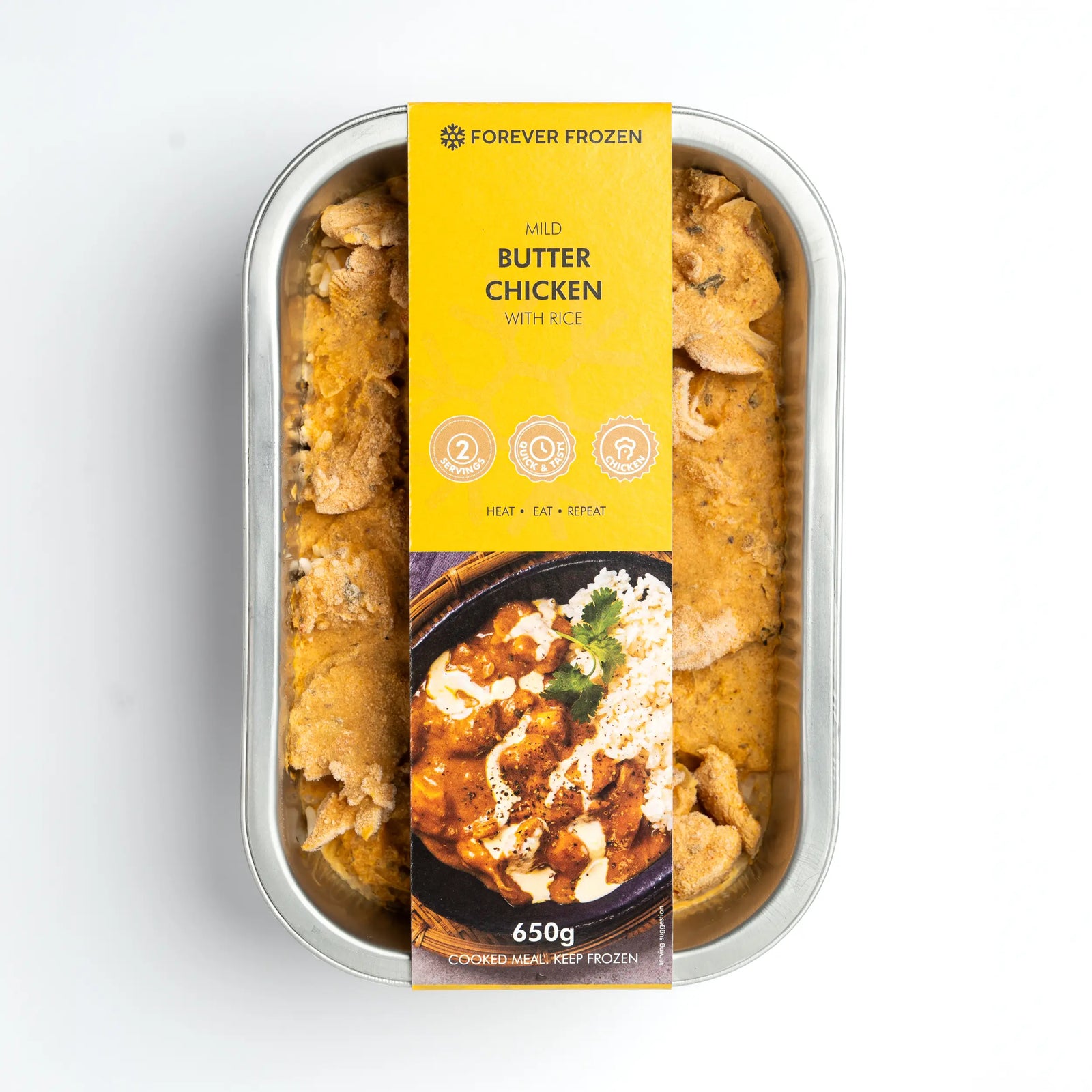 Mild Butter Chicken with Rice