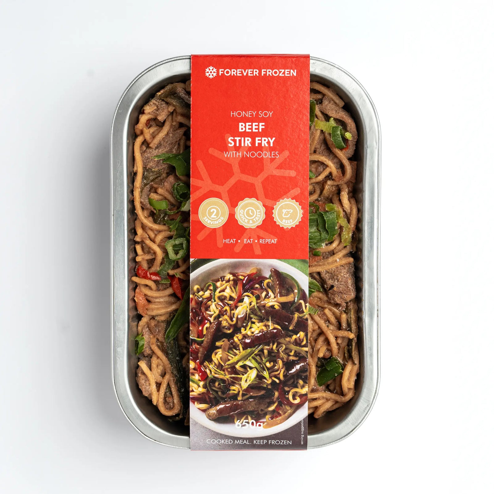 Honey Soy Beef & Vegetable Stir Fry with Noodles