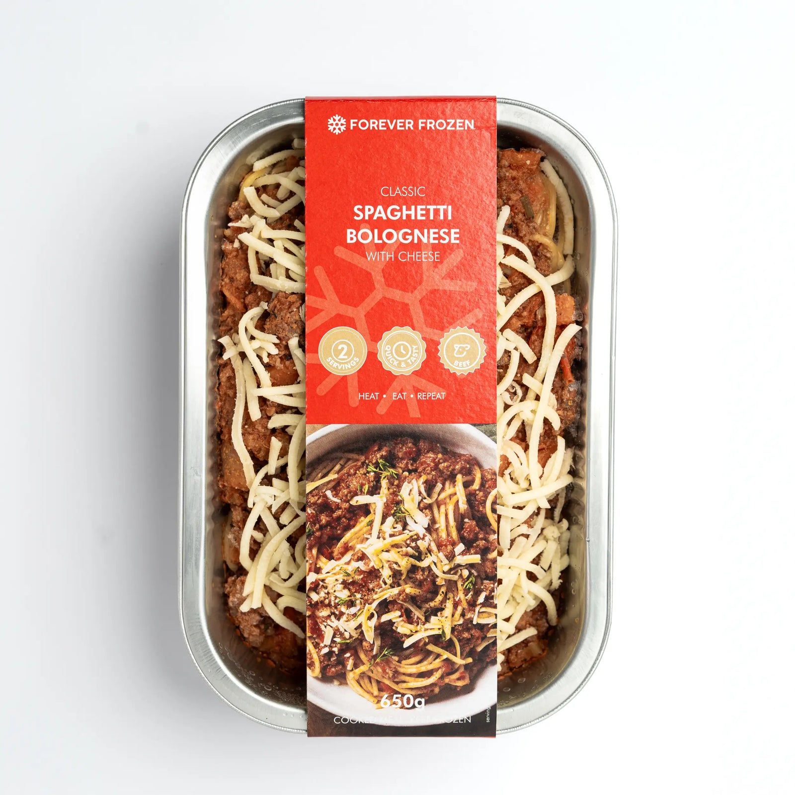 Classic Spaghetti Bolognese with Cheese