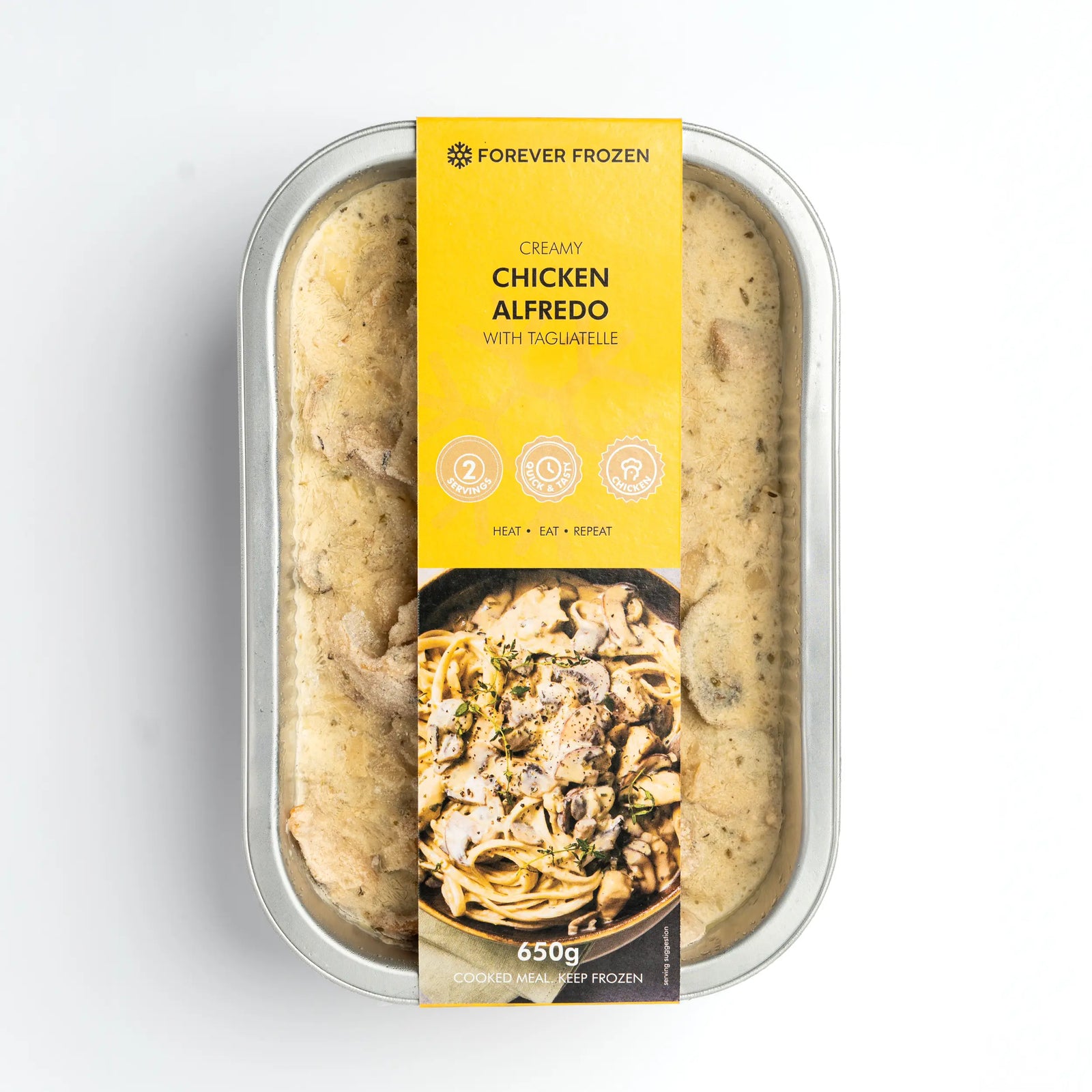 Creamy Chicken Alfredo with Tagliatelle
