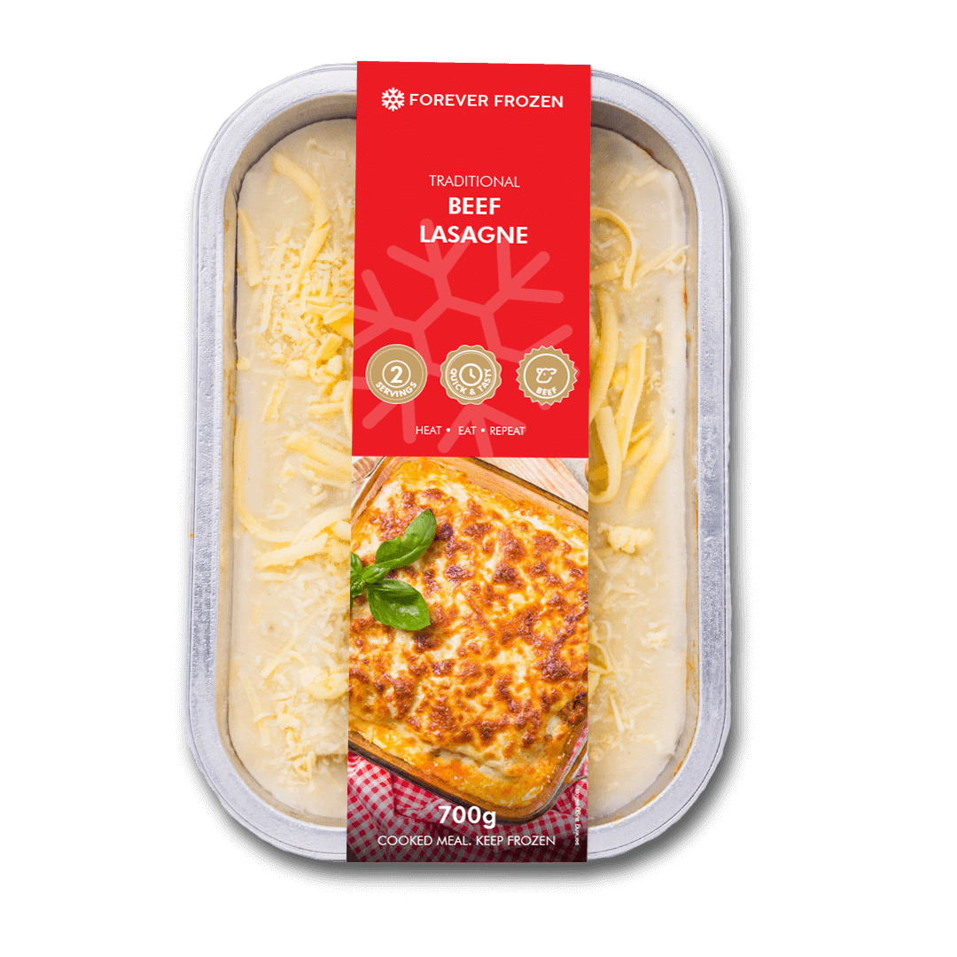 Traditional Beef Lasagne - Forever Frozen