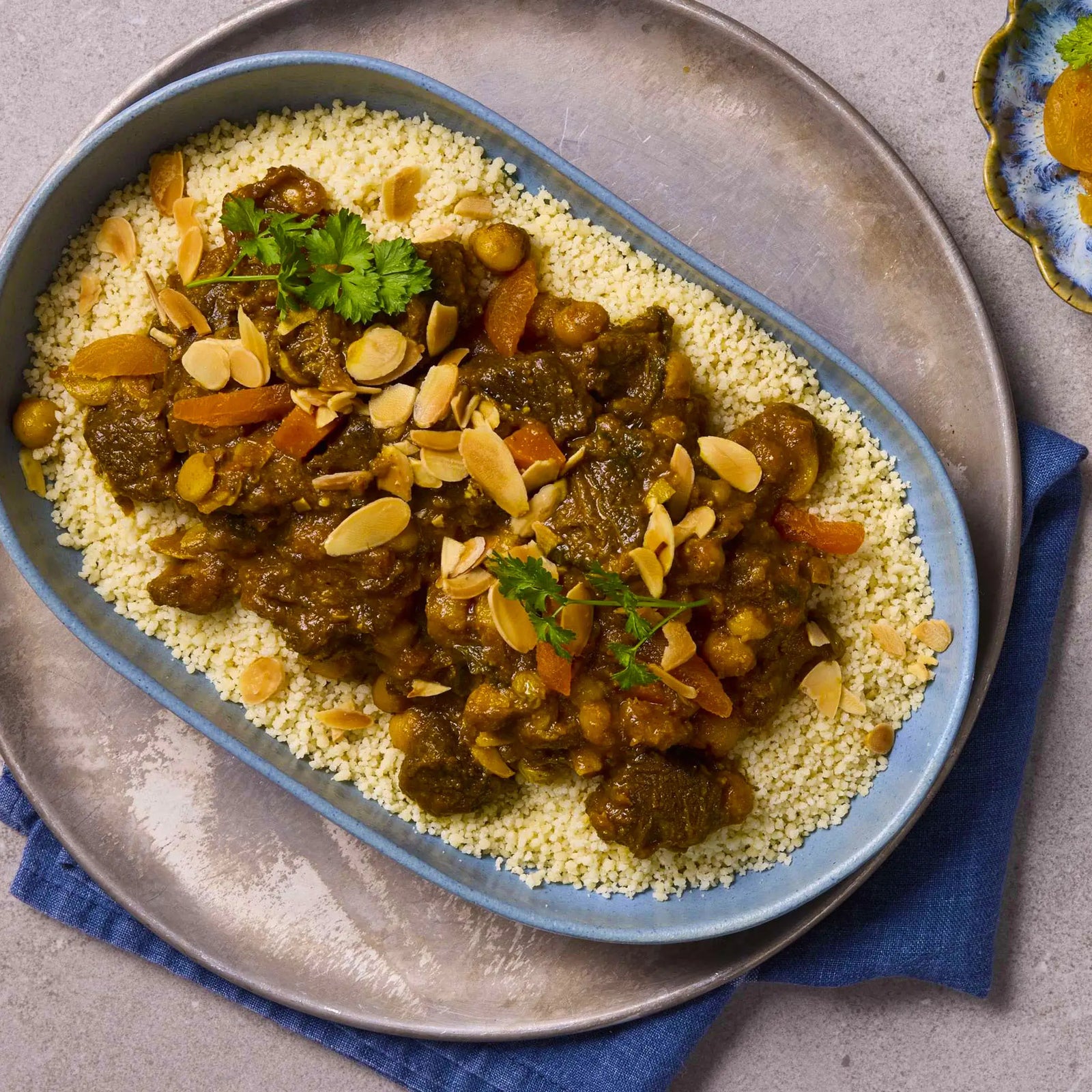 Slow-Cooked Moroccan Beef with Couscous