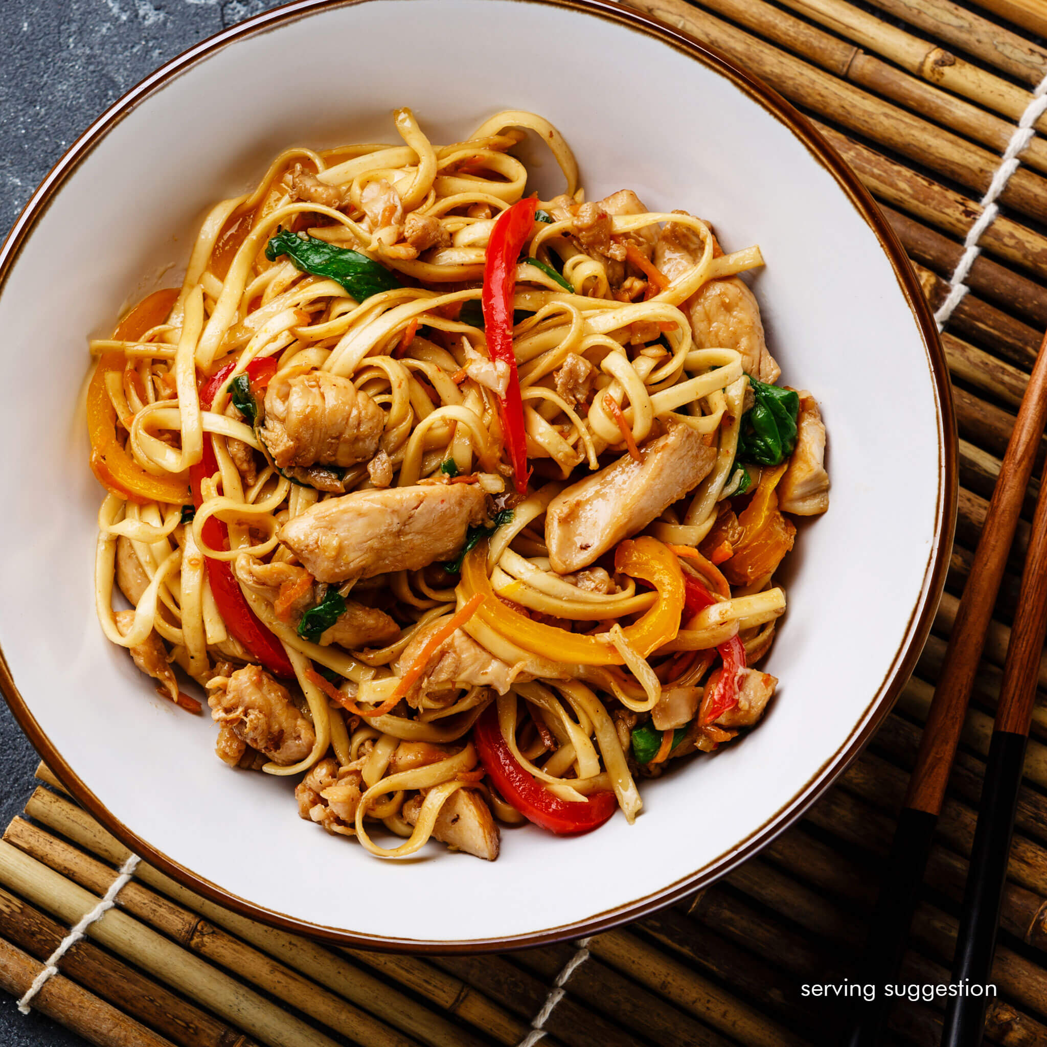 Asian-Styled Honey Soy Chicken Stir Fry with Noodles - Forever Frozen