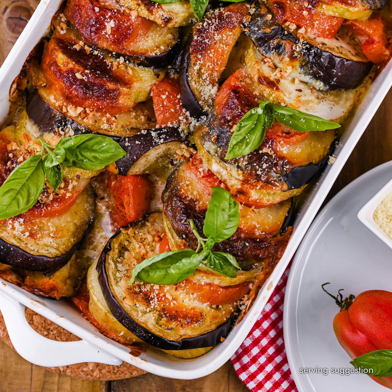 Roasted Mediterranean Vegetable Bake - Forever Frozen