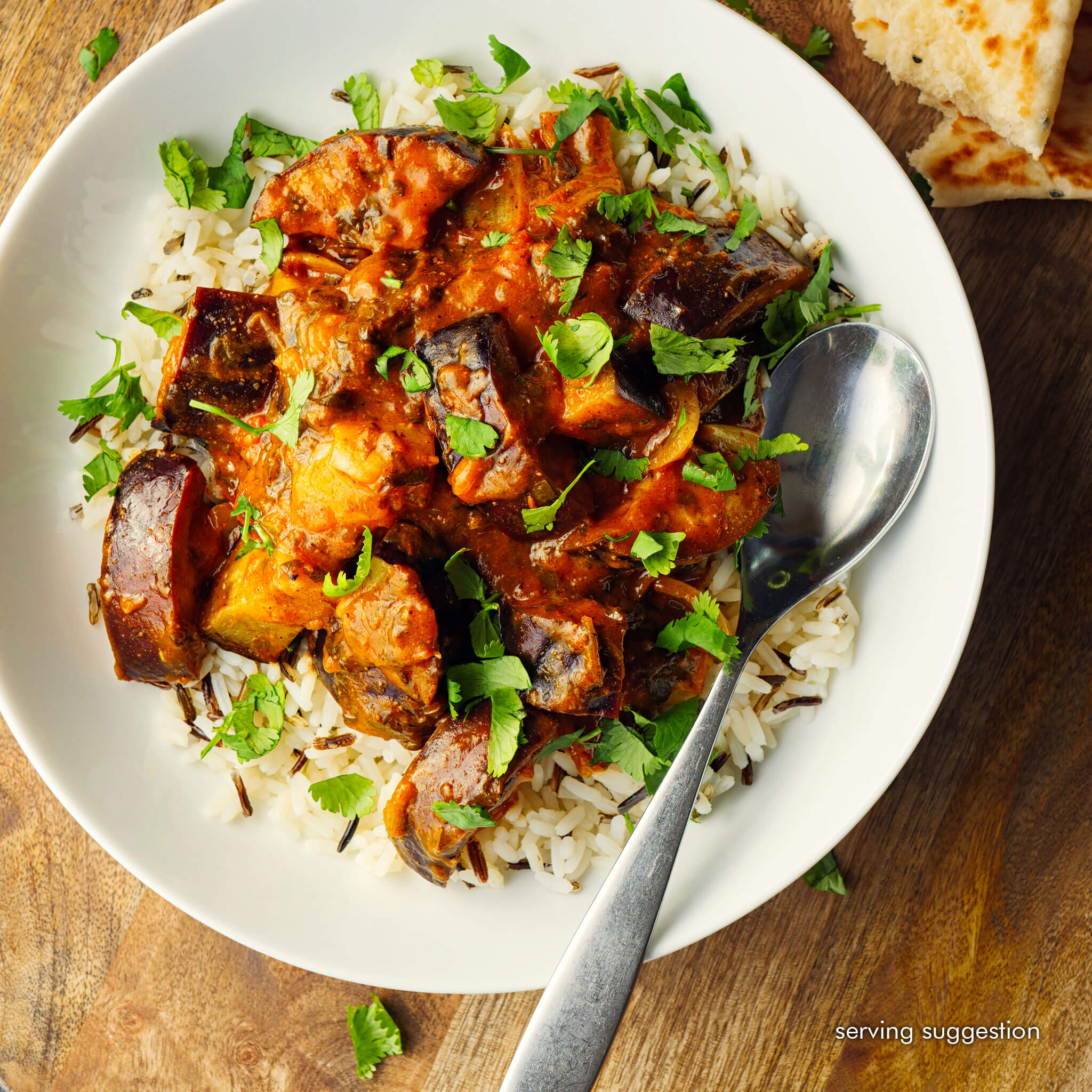 Roasted Vegetable and Coconut Curry with Rice - Forever Frozen