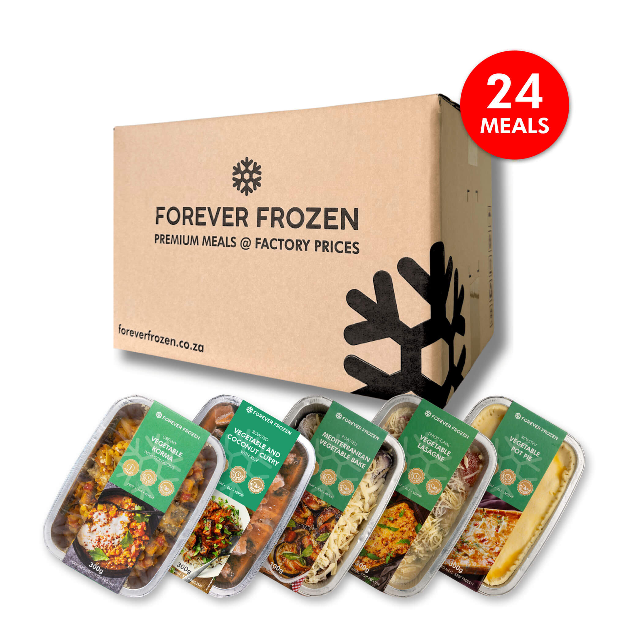 VEG - Value Pack - 24 x Meal - Forever Frozen