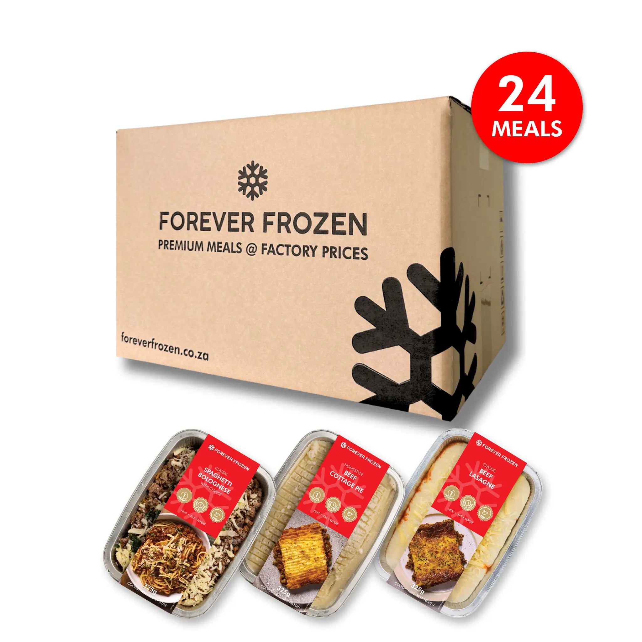 BEEF - Value Pack - 24 x Meals