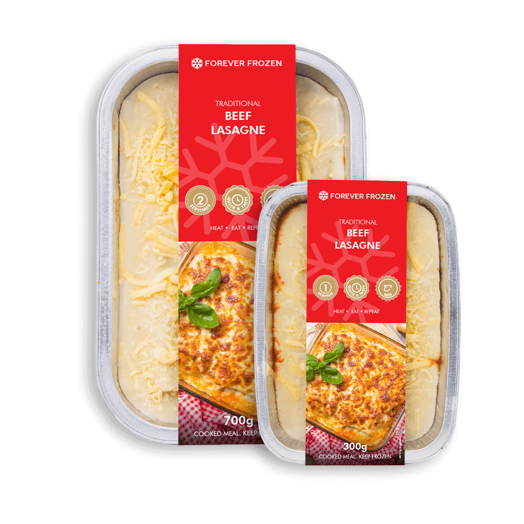 Traditional Beef Lasagne - Forever Frozen
