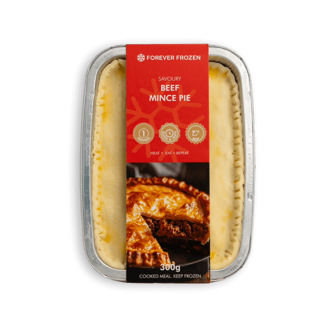Savoury Beef Mince Pie - Forever Frozen