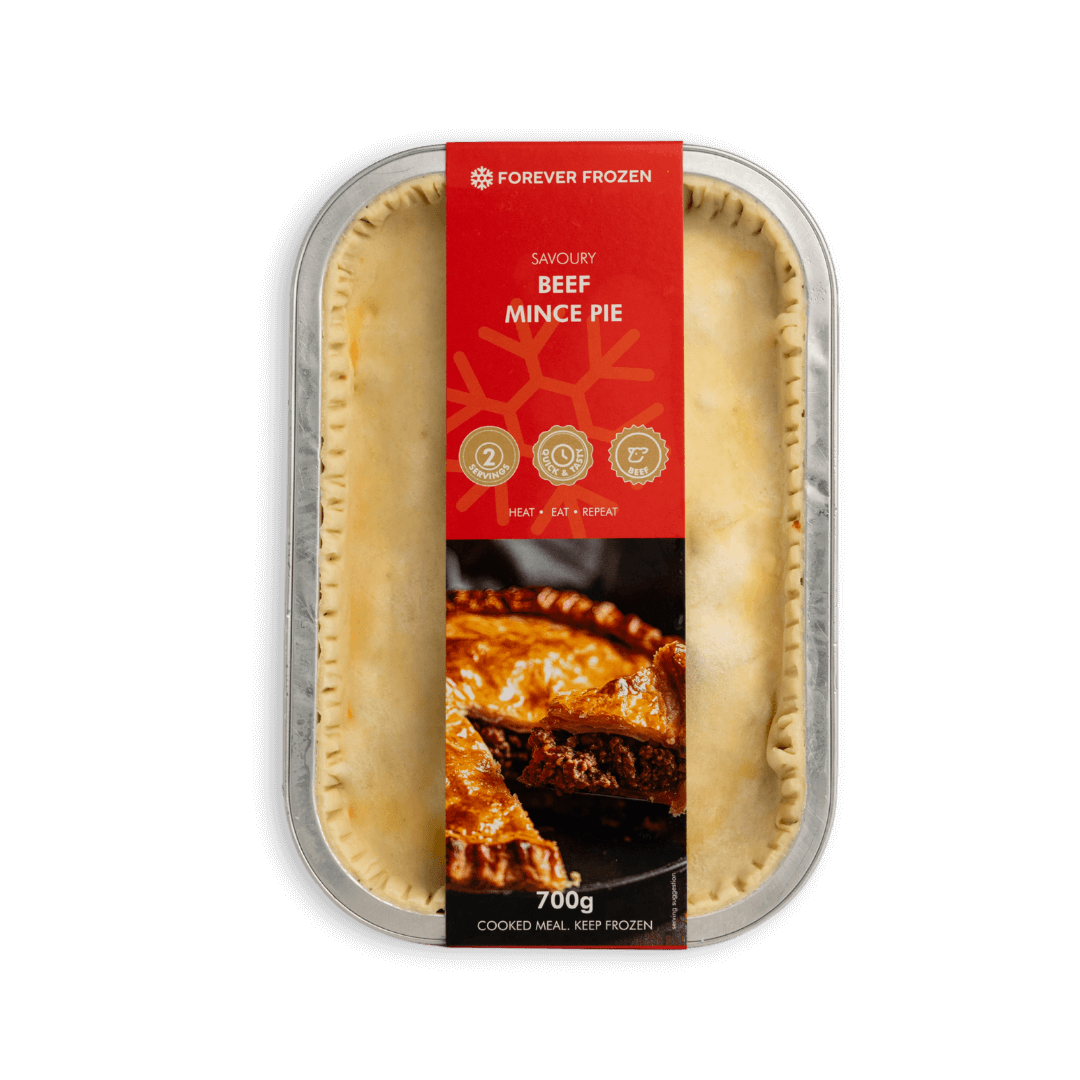 Savoury Beef Mince Pie - Forever Frozen