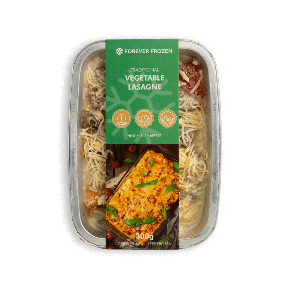 Traditional Vegetable Lasagne - Forever Frozen