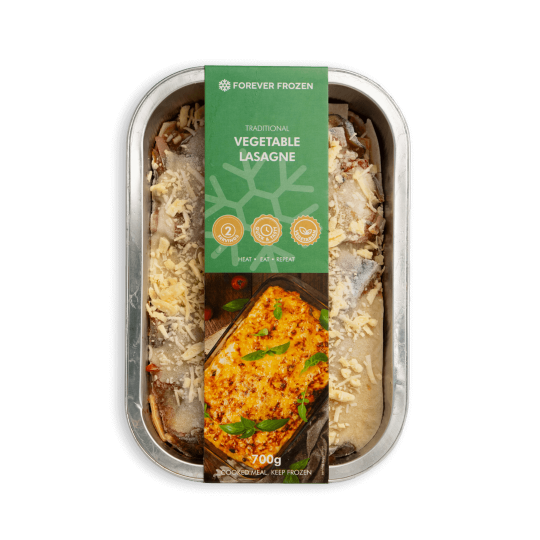 Traditional Vegetable Lasagne - Forever Frozen