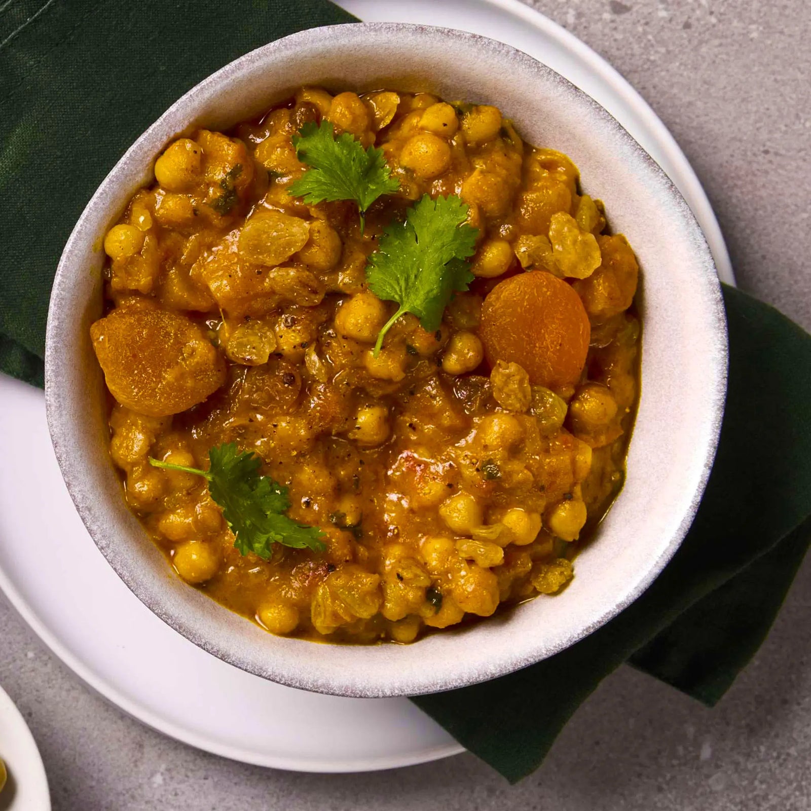 Slow-Cooked Moroccan Chickpea Stew with Couscous