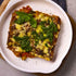 Roasted Mediterranean Vegetable Bake with Pesto
