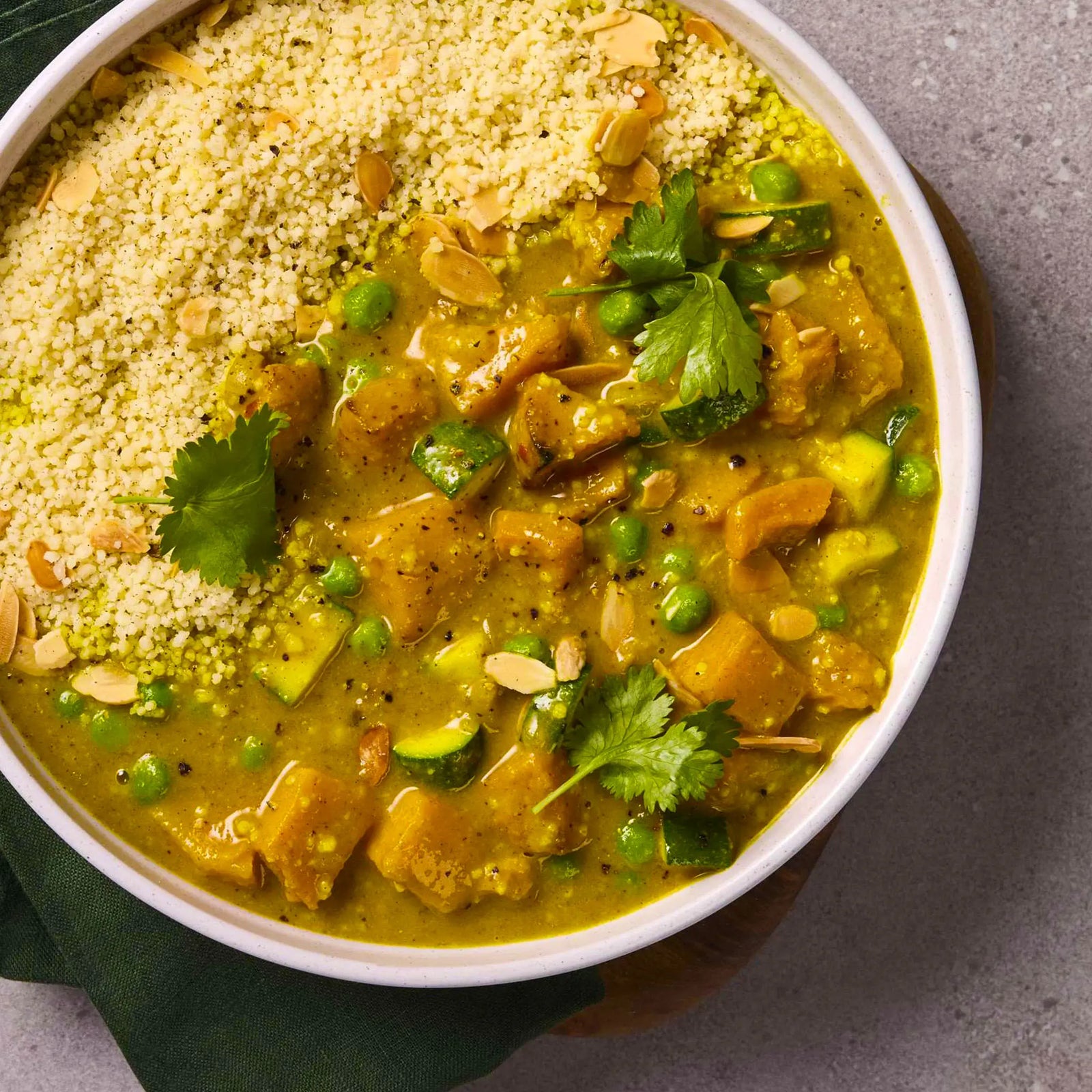 Creamy Vegetable Korma with Couscous